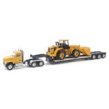 Miniatura Tractor CAT CT681 Day Cab Tract with Lowboy 1.87 Cat DM-84418