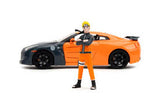 Auto Naruto - '09 Nissan GT-R w/Naruto 1.24 Jada Toys JT-33691