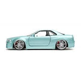 Auto Nissan Skyline Brianns GT-R (R34) FF 1:24 Jada Toys JT-32608