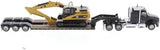 Miniatura Tractor  Excavadora Kenworth T880s SBFS 40in  Trailer and Cat 320D L Excavator 1.87 1.87 Cat DM-84420