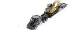 Miniatura Tractor  Excavadora Kenworth T880s SBFS 40in  Trailer and Cat 320D L Excavator 1.87 1.87 Cat DM-84420