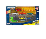 Camion escala Transporter Espacial w/ 6 cars 14" MotorMax MM-76543