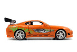 Auto BRIAN's Toyota Supra - Metallic Orange FF 1:24 Jada Toys JT-97168-4 Caja x 4