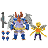 Figura Tortuga Ninja Wingnut y Screwloose 7" Neca NC-54198