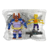 Figura Tortuga Ninja Wingnut y Screwloose 7" Neca NC-54198