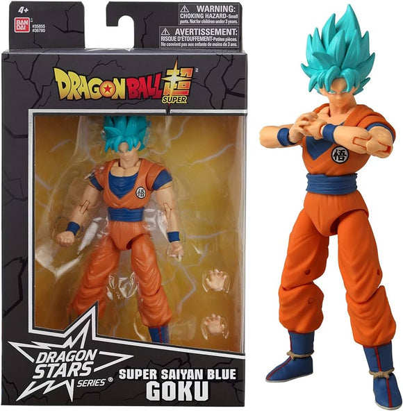 FIGURA SUPER SAIYAN BLUE GOKU  - DRAGON STARS SERIES BANDAI BB-36780 Caja x 6