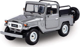 Auto Toyota FJ 40  ( convertible )  Silver 1:24 Motormax