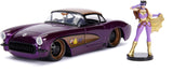 Auto Chevy Corvette w/BATGIRL 1957 1:24 Jada Toys JT-30457