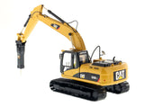Excavadora Cat 320D L Hydraulic Excavator with hammer 1:50 Cat DM-85280C