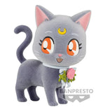 Figura Pretty Guardian Sailor Moon Fluffy Puffy ?Dress Up Style Luna/Artemis(A:Luna) BANDAI BB-19169