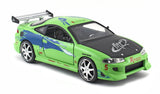 Auto BRIAN's Mitsubishi Eclipse FF 1:24 Jada Toys JT-97603-4 Caja x 4