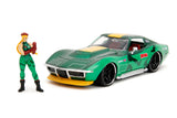 Auto STREET FIGHTER  1969 CORVETTE w/CAMMY 1:24 Jada Toys JT-30837