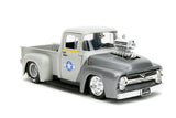 Auto STREET FIGHTER  1956 FORD F-100 w/GUILE 1:24 Jada Toys JT-34373