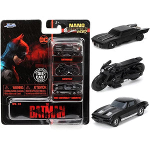 Auto Nano Hollywood Rides - 2022 THE BATMAN  Jada Toys JT-32043 Caja x 8