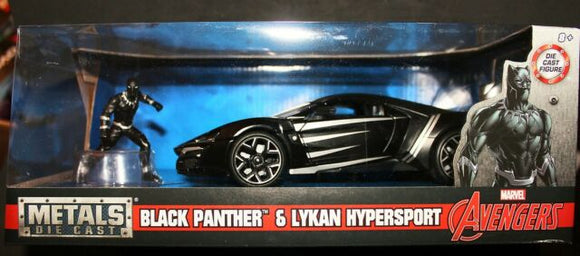 Auto 1:24 HWR  LYKAN W/BLACK PANTHER   Jada toys  JT-99723