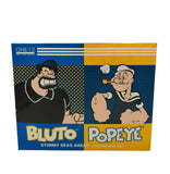 Figura Popeye y pluto  pvc articulado 1-12 Mezco MC-76471
