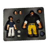 Figura Popeye y pluto  pvc articulado 1-12 Mezco MC-76471