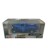 Auto Ford Pickup 1937 Blue/ Black 1:24 Motormax
