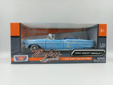 Auto Escala Chevy Impala 1958 - 1:24 - Motor Max - 73267AC - Sky Blue