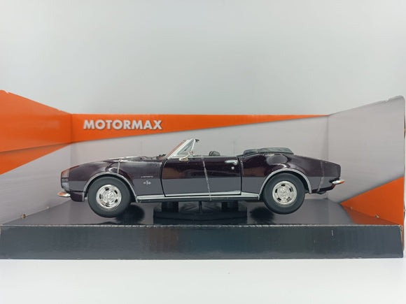 Auto Escala Chevy Camaro SS 1967 - 1:24 - Motor Max - 73301AC - Black