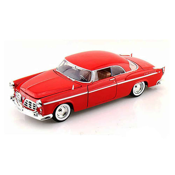 Auto Escala Chrysler C300 1955 - 1:24 - Motor Max - 73302AC - Red