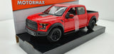 Auto Escala Ford F-150 Raptor 2017 - 1:27  - Motor Max - 79344 - Red