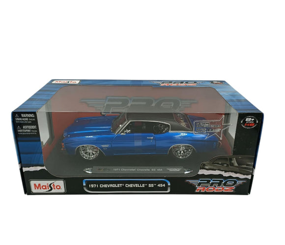 Auto  Chevrolet Chevelle 1.18 Pro-RodZ - 1971 SS 454 Blue MTO-31063