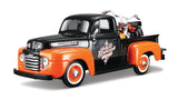 Auto Ford F-1 Pickup 1948 - FLH Duo Glide 1958 - Harley Davidson- 1:24 - Maisto - MTO-32180