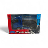 Cabina Man TGX XXL 1:32 4x2 Azul Welly WL-32650S-W