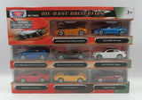 Auto Escala Surtido Die Cast Vehicle Set X 8 3" MotorMax MM-75635