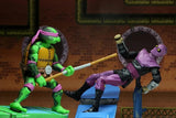 FIGURAS TEENAGE MUTANT NINJA TURTLES - TURTLES IN TIME FOOT SOLDIER, SLASH, LEONARDO Y DONATELLO (Set de 4)