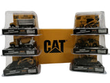 Adorno Micro Maquinaria (6 unidades): Excavtor,Wheel Loader, Backhoe Loader,Dump Truck C8  Cat DM-85987-12