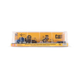 Adorno plataforma con Maquina Rodillo 1:87 Blue Kenworth T880 - Cat Padfoot Roller C16  Cat DM-84424