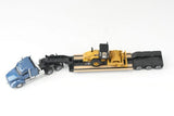 Adorno plataforma con Maquina Rodillo 1:87 Blue Kenworth T880 - Cat Padfoot Roller C16  Cat DM-84424