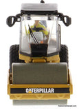 Adordno Contador y vibrador  1:87 Cat CS56 Smooth Drum Vibratory Soil Compactor C10  Cat DM-85246