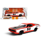 Auto 1:24 BTM  73 PLYMOUTH BARRACUDA  Jada toys  JT-99086