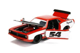 Auto 1:24 BTM  73 PLYMOUTH BARRACUDA  Jada toys  JT-99086