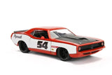 Auto 1:24 BTM  73 PLYMOUTH BARRACUDA  Jada toys  JT-99086
