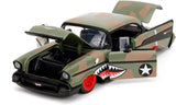Auto hevy Bel Air Chp Top 1957  1:24 Jada Toys JT-35027