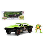 Auto 1:24 TMNT 67 CAMARO W/RAPHAEL   Jada toys  JT-33386