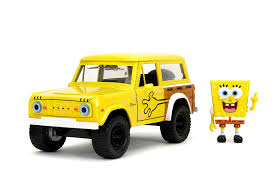 Auto HWR - '73 Ford Bronco w/Sponge Bob 1.24 Jada Toys JT-35467-IS