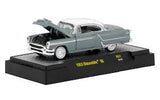 Auto 1954 Chevrolet,1960 Chrysler,1958 Plymouth,1957 Ford Fairlane,1953 Oldsmobile,1949 Mercury Coupe 1:64 M2-32500-51