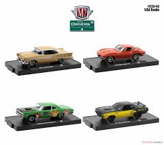 AUTO 1969 PLYMOUTH,1971 PLYMOUTH,1966 CHEVROLET,1957 FORD Surtido 1:64 M2-11228-93 H