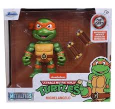 Figura Tortugas Ninja-MICHELANGELO con accesorios  4