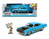 Auto Plymouth Road w/WILE E COYOTE 1970 1:24 Jada Toys JT-32038