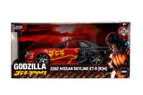Auto HWR Godzilla- '02 Nissana Skyline GT-R 1.24 Jada Toys JT-35133