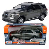 Auto Escala Ford Explorer XLT 2022 - Color Blue - 1:24 - Motor Max - 79378