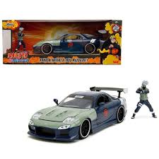 AUTO KAKASHI HATAKE &1993 MAZDA RX-7 1:24 JADA TOYS JT-34370