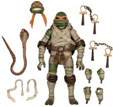 Figura Tortuga Ninja Michael Angelo Momia 7