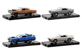 AUTO 1969 PLYMOUTH,1970 FORD,1968 PONTIAC,1968 CHEVROLET 1:64 M2-11228-85